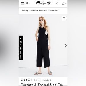 Madewell jumpsuit